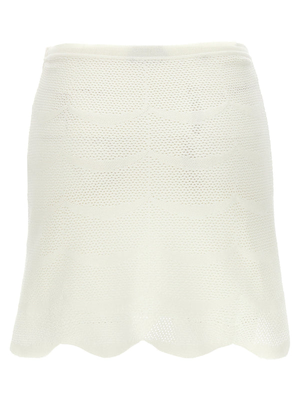 Women’s Tom Ford White Cotton Long Skirt