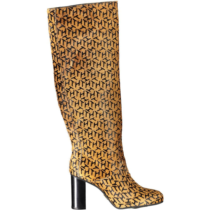 Women’s Tommy Hilfiger Beige Leather Women Boot
