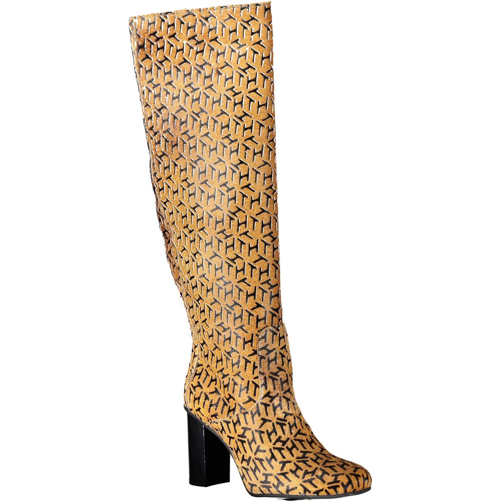 Women’s Tommy Hilfiger Beige Leather Women Boot