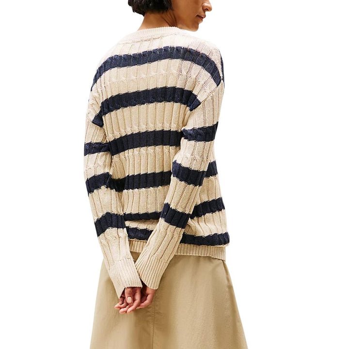 Women’s Tommy Hilfiger Beige Linen Sweatshirt