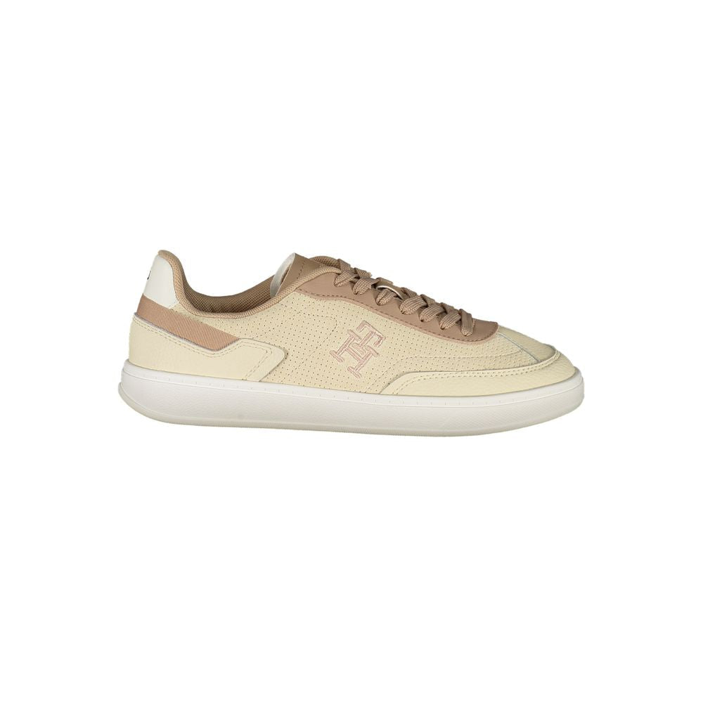 Women’s Tommy Hilfiger Beige Polyurethane Women Sneaker