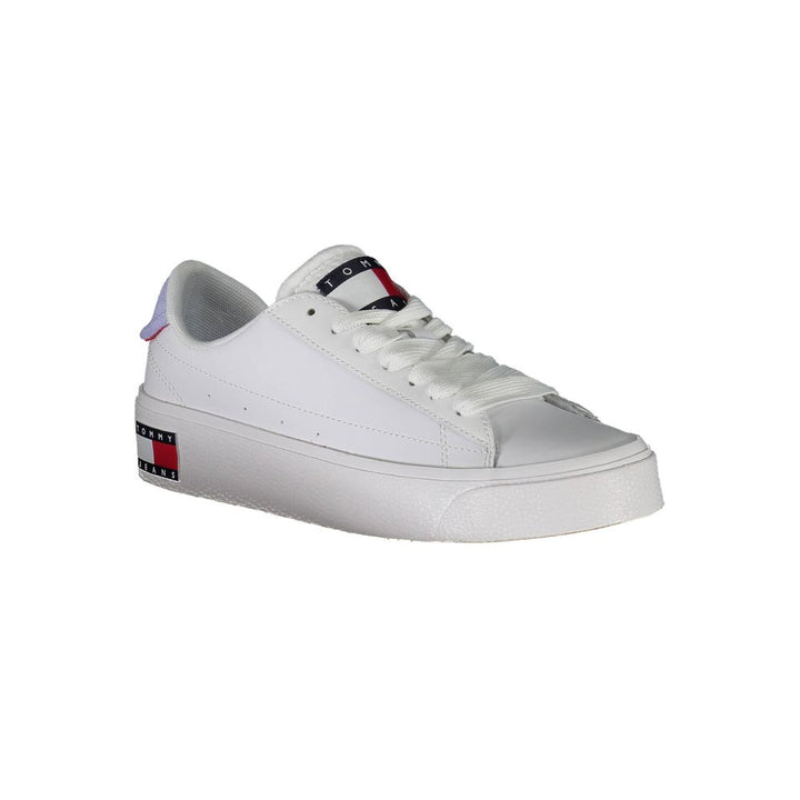 Women’s Tommy Hilfiger Bianco Leather Women Sneaker