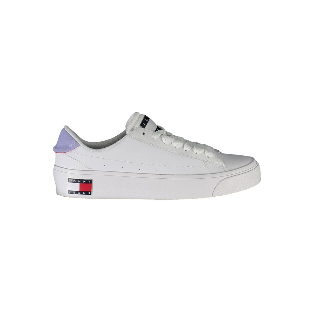 Women’s Tommy Hilfiger Bianco Leather Women Sneaker