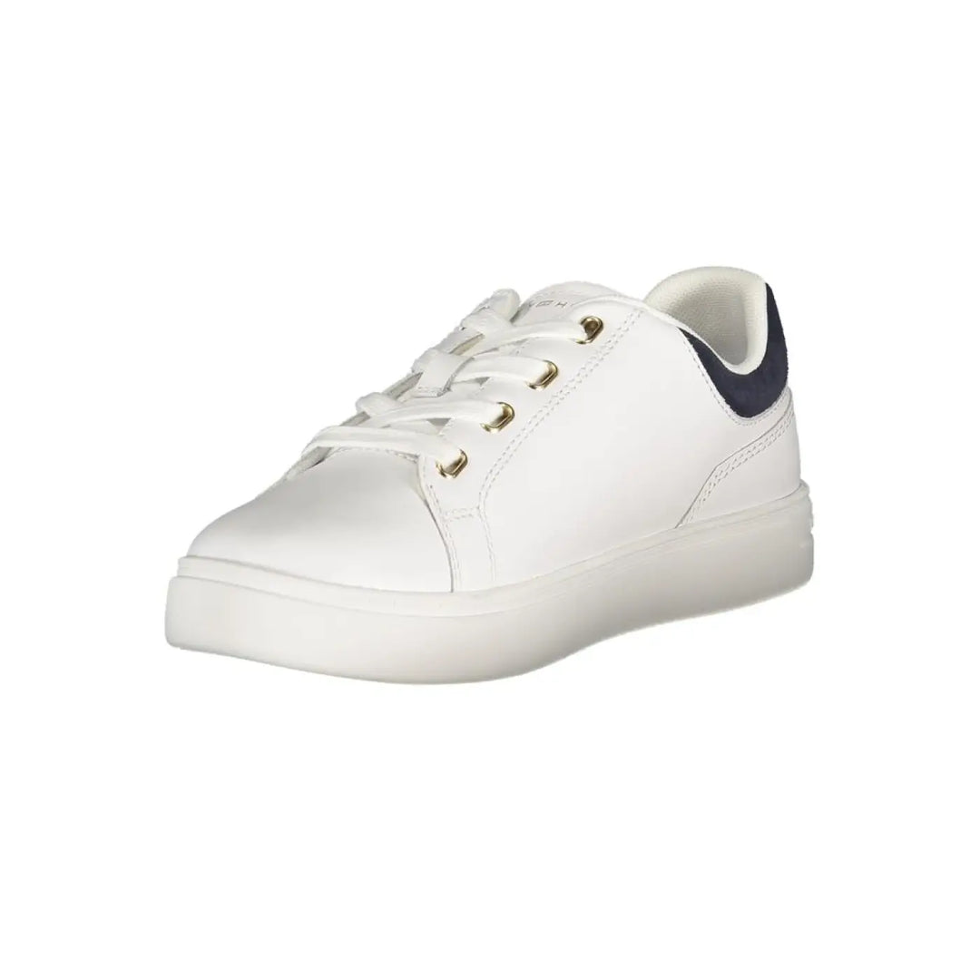 Women’s Tommy Hilfiger Bianco Polyurethane Women Sneaker
