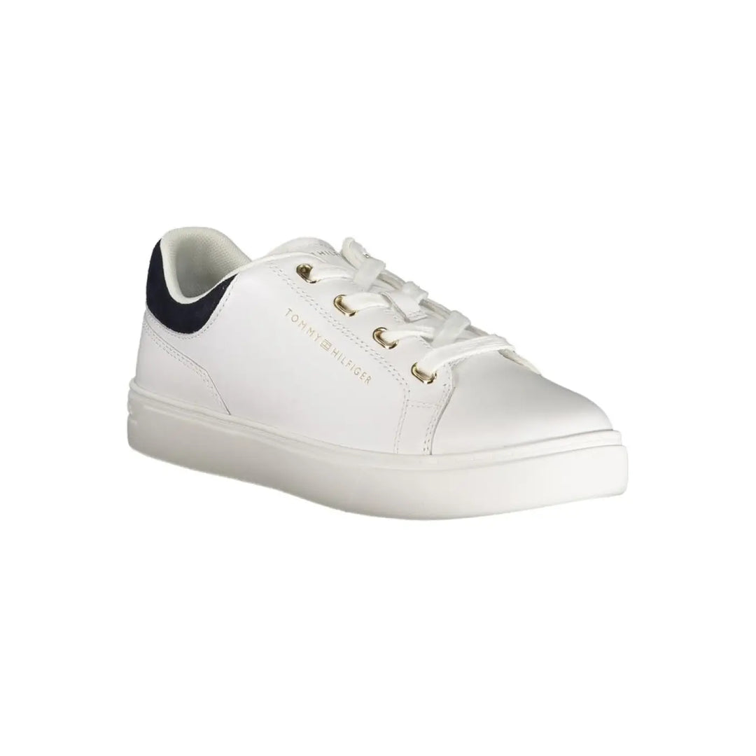 Women’s Tommy Hilfiger Bianco Polyurethane Women Sneaker