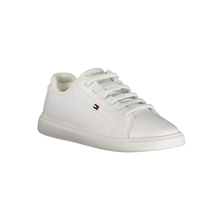 Women’s Tommy Hilfiger Bianco Polyurethane Women Sneaker