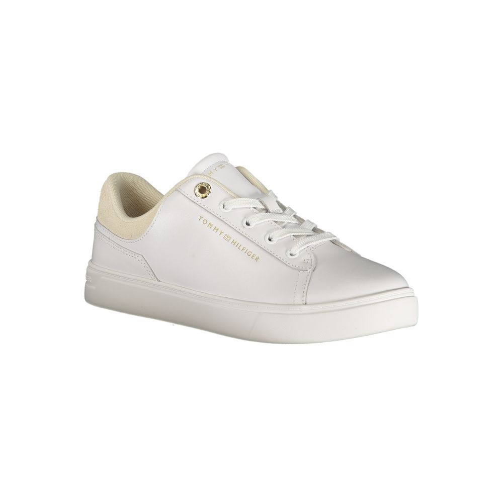 Women’s Tommy Hilfiger Bianco Polyurethane Women Sneaker