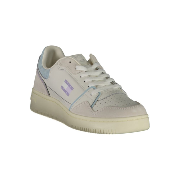 Women’s Tommy Hilfiger Bianco Polyurethane Women Sneaker