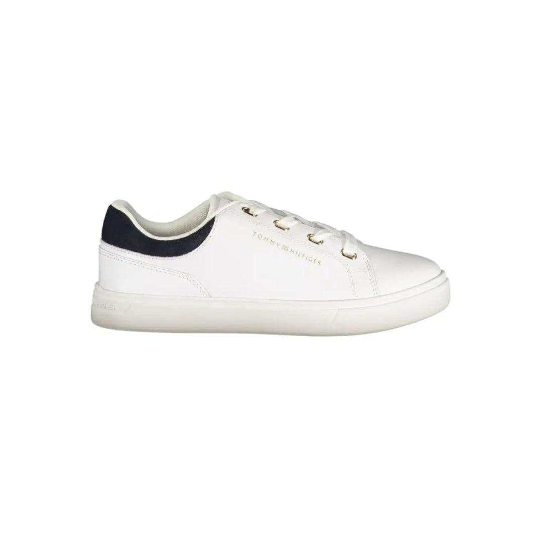 Women’s Tommy Hilfiger Bianco Polyurethane Women Sneaker