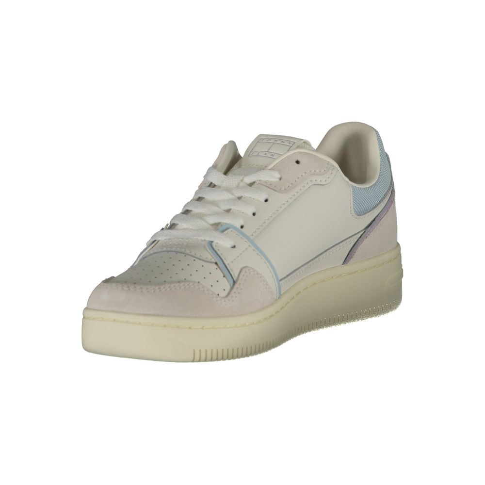 Women’s Tommy Hilfiger Bianco Polyurethane Women Sneaker