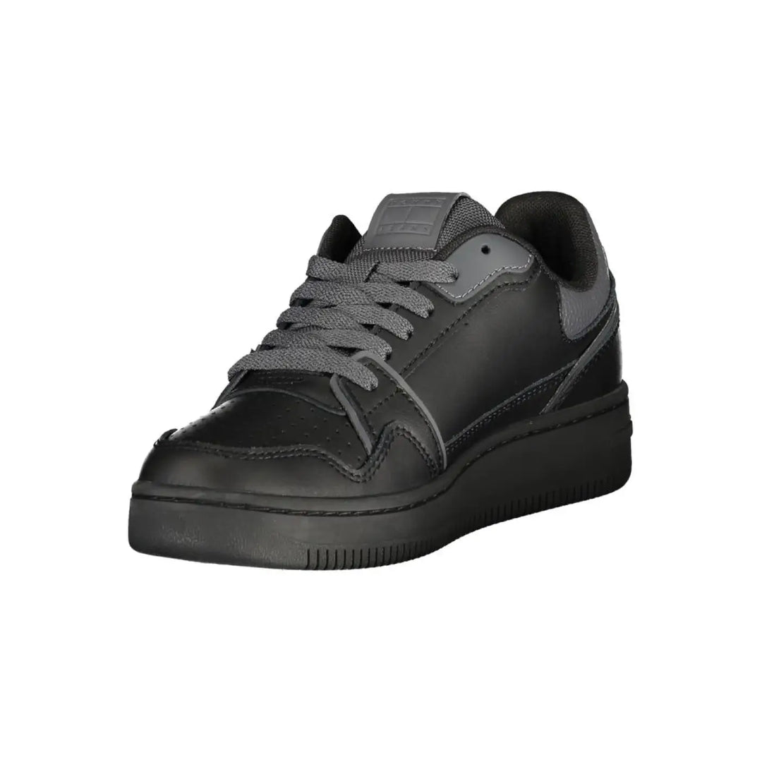 Women’s Tommy Hilfiger Black Polyurethane Women Sneaker