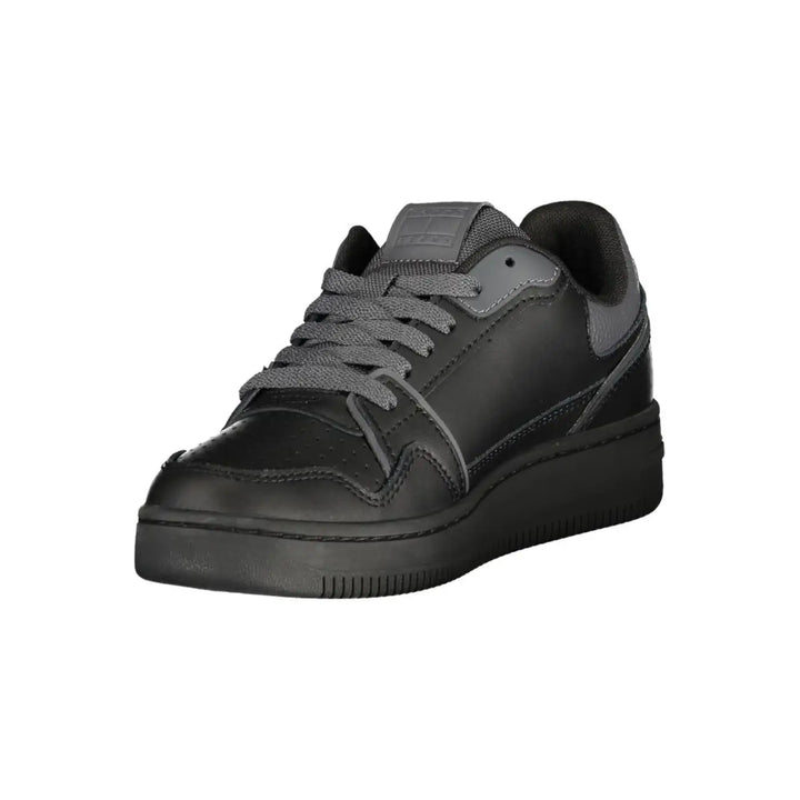 Women’s Tommy Hilfiger Black Polyurethane Women Sneaker