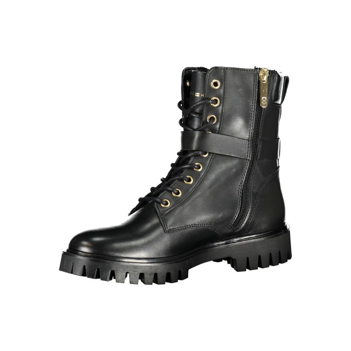 Women’s Tommy Hilfiger Black Polyurethane Women Stivaletto