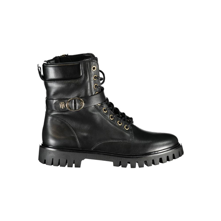 Women’s Tommy Hilfiger Black Polyurethane Women Stivaletto