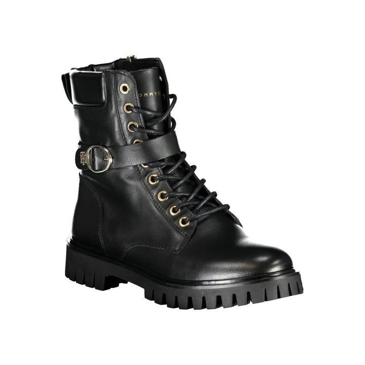 Women’s Tommy Hilfiger Black Polyurethane Women Stivaletto