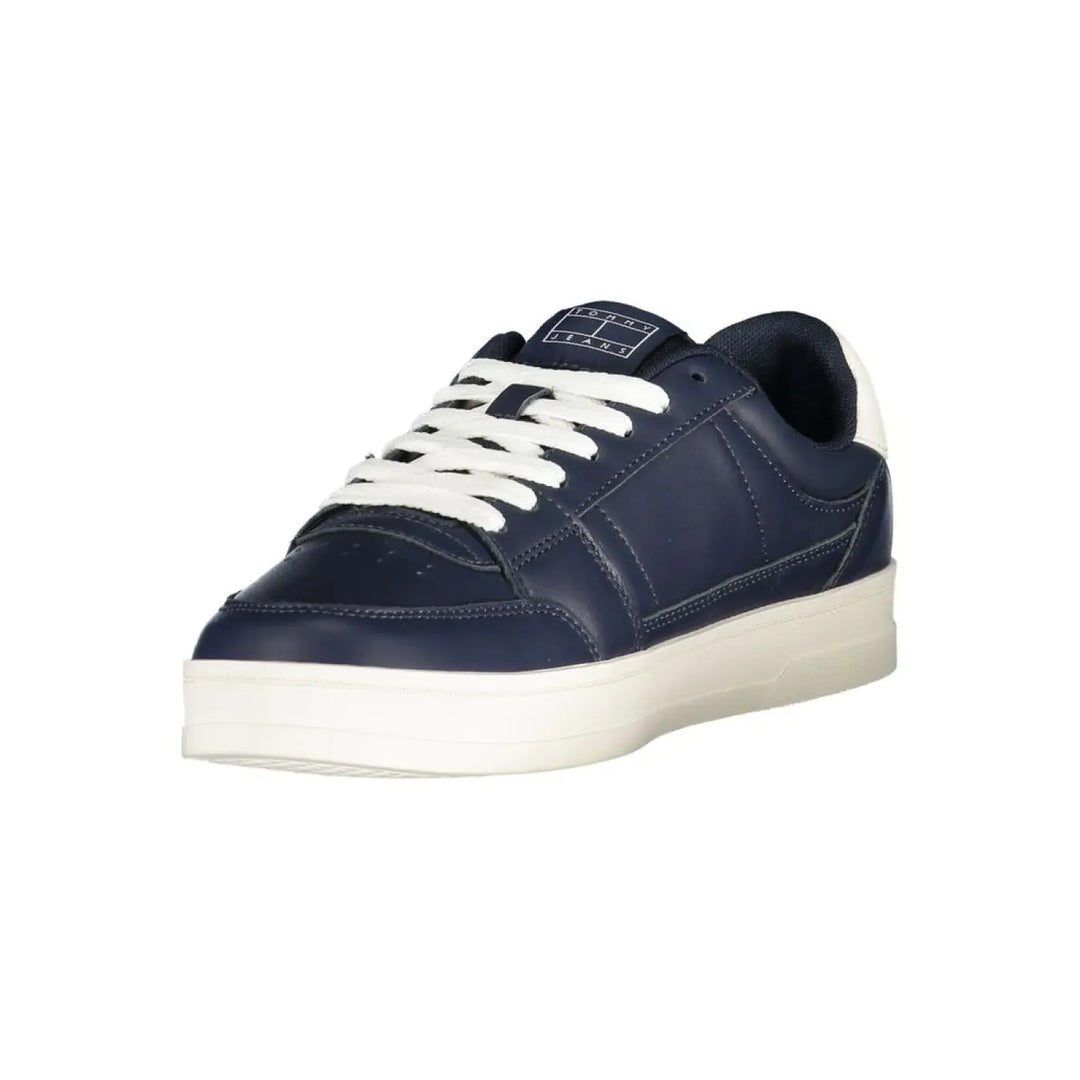 Women’s Tommy Hilfiger Blue Leather Men Sneaker