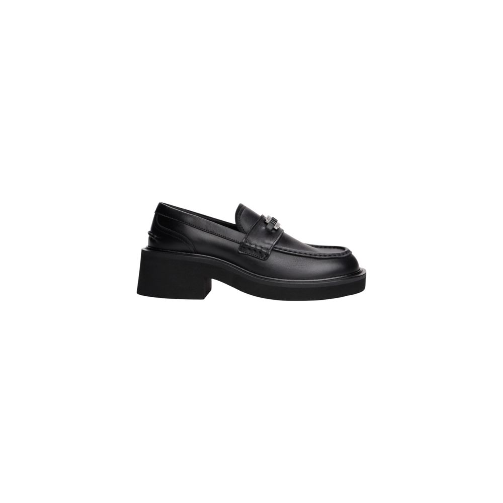 Women’s Tommy Hilfiger Jeans Black Leather High Heel Pumps