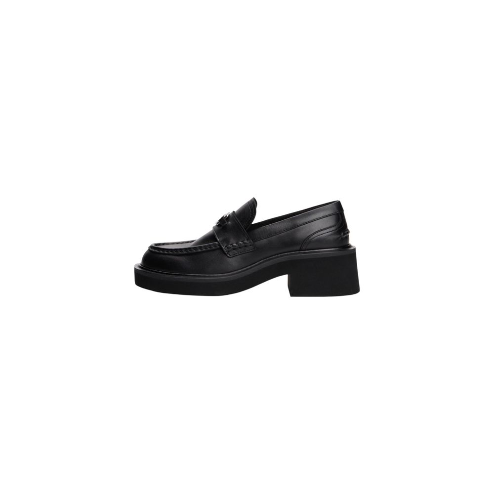 Women’s Tommy Hilfiger Jeans Black Leather High Heel Pumps
