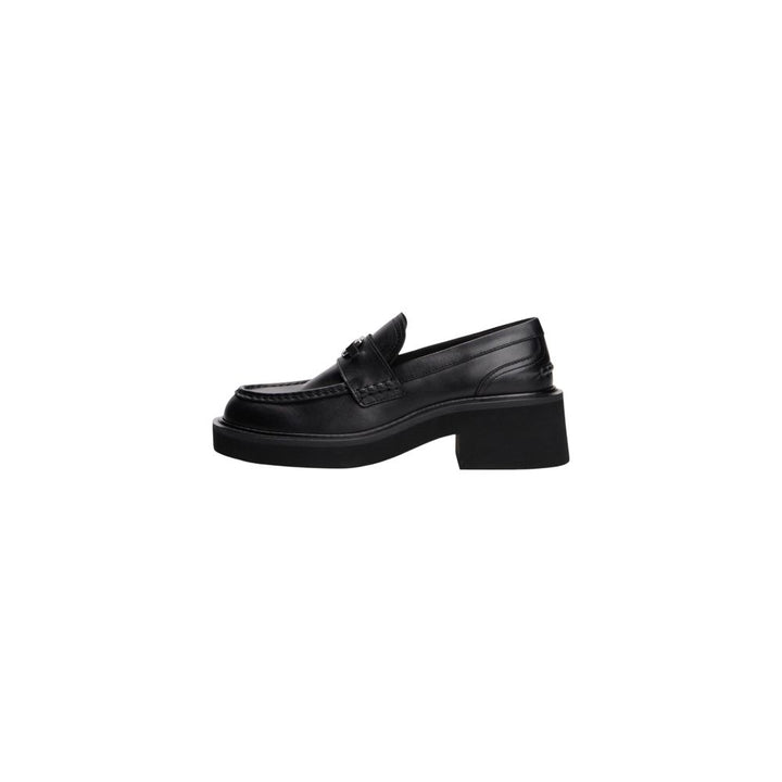 Women’s Tommy Hilfiger Jeans Black Leather High Heel Pumps