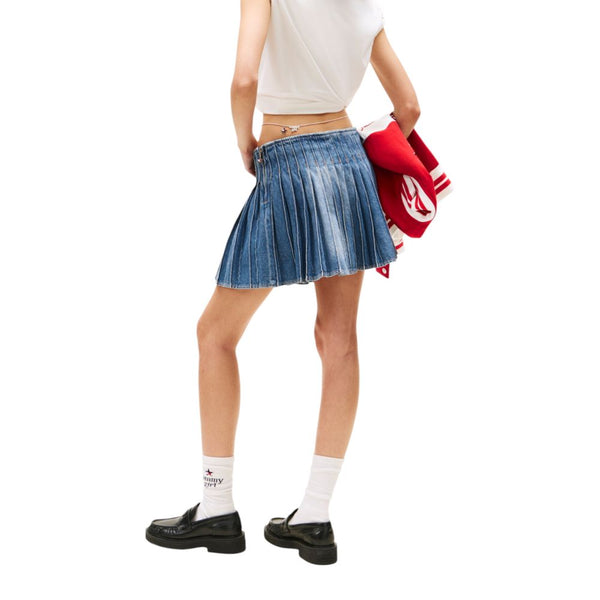 Women’s Tommy Hilfiger Jeans Blue Recycled Cotton Mini Skirt