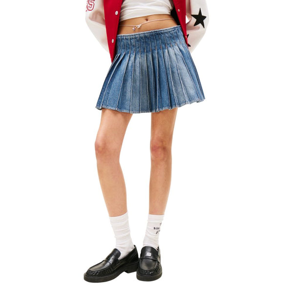 Women’s Tommy Hilfiger Jeans Blue Recycled Cotton Mini Skirt