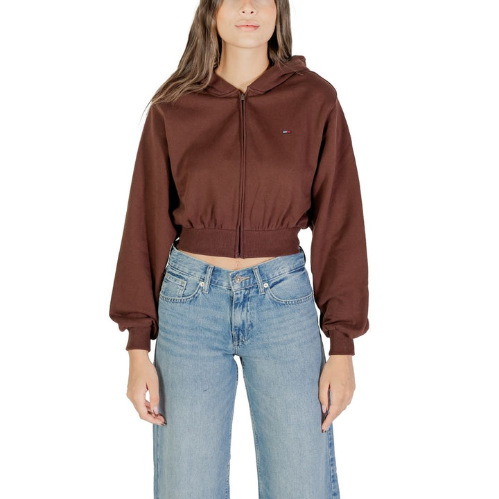Women’s Tommy Hilfiger Jeans Brown Recycled Cotton Hoodie