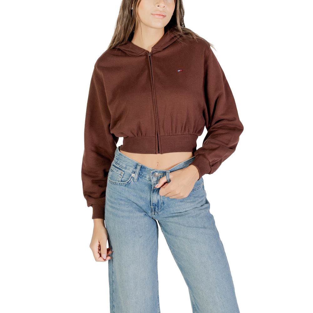 Women’s Tommy Hilfiger Jeans Brown Recycled Cotton Hoodie