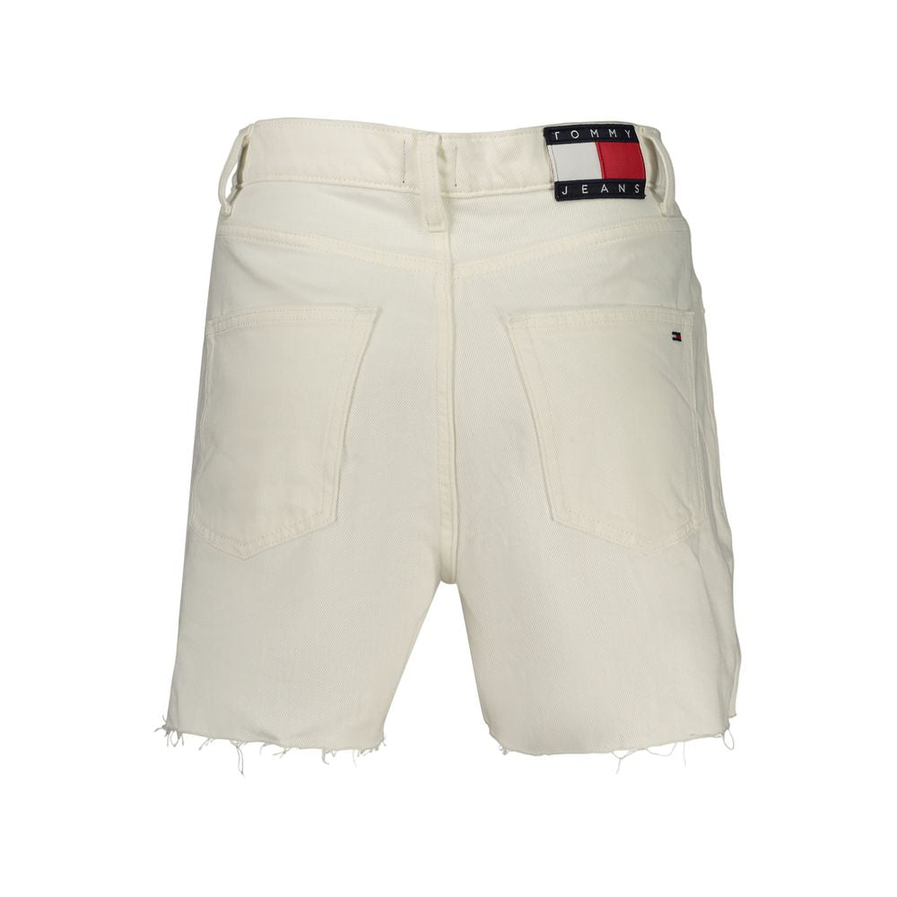 Women’s Tommy Hilfiger White Cotton Women Shorts