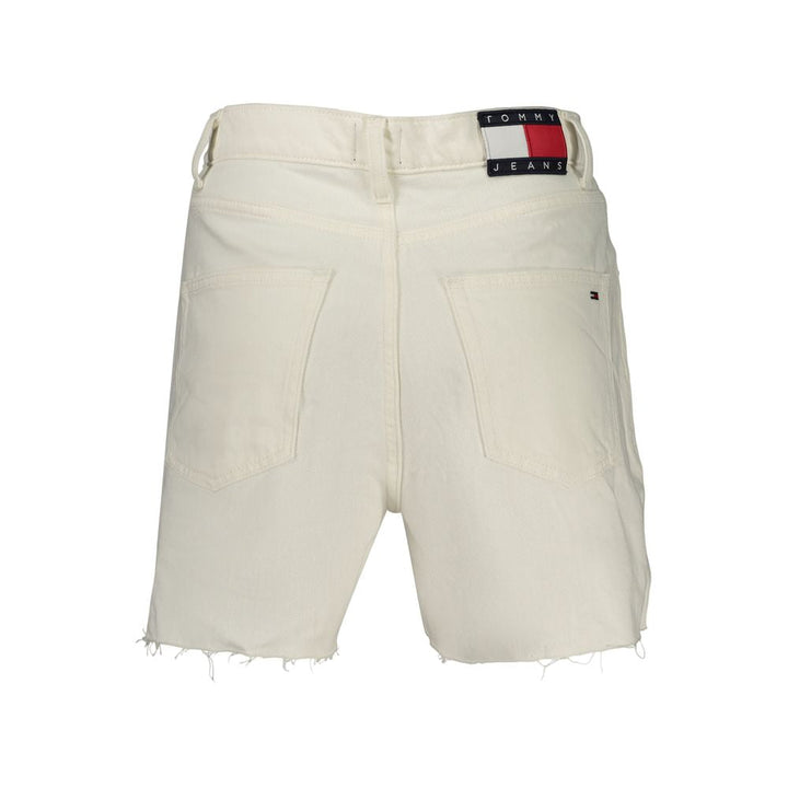 Women’s Tommy Hilfiger White Cotton Women Shorts