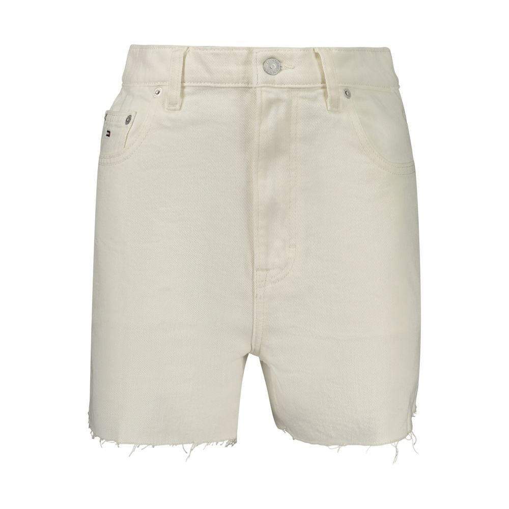 Women’s Tommy Hilfiger White Cotton Women Shorts