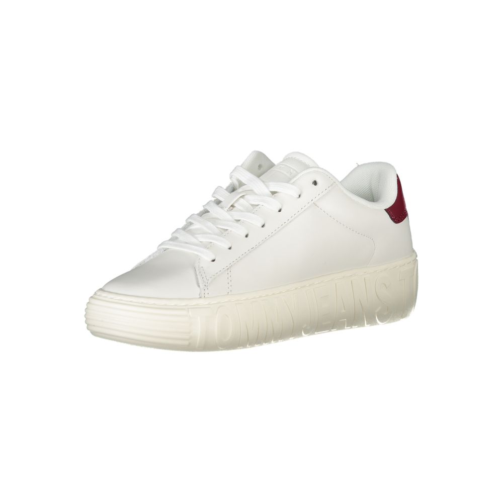 Women’s Tommy Hilfiger White Leather Women Sneaker