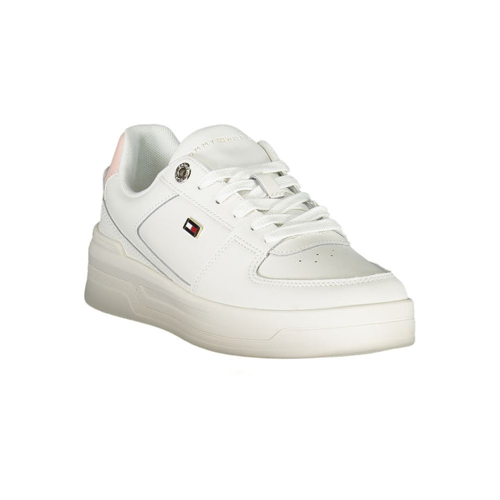 Women’s Tommy Hilfiger White Leather Women Sneaker