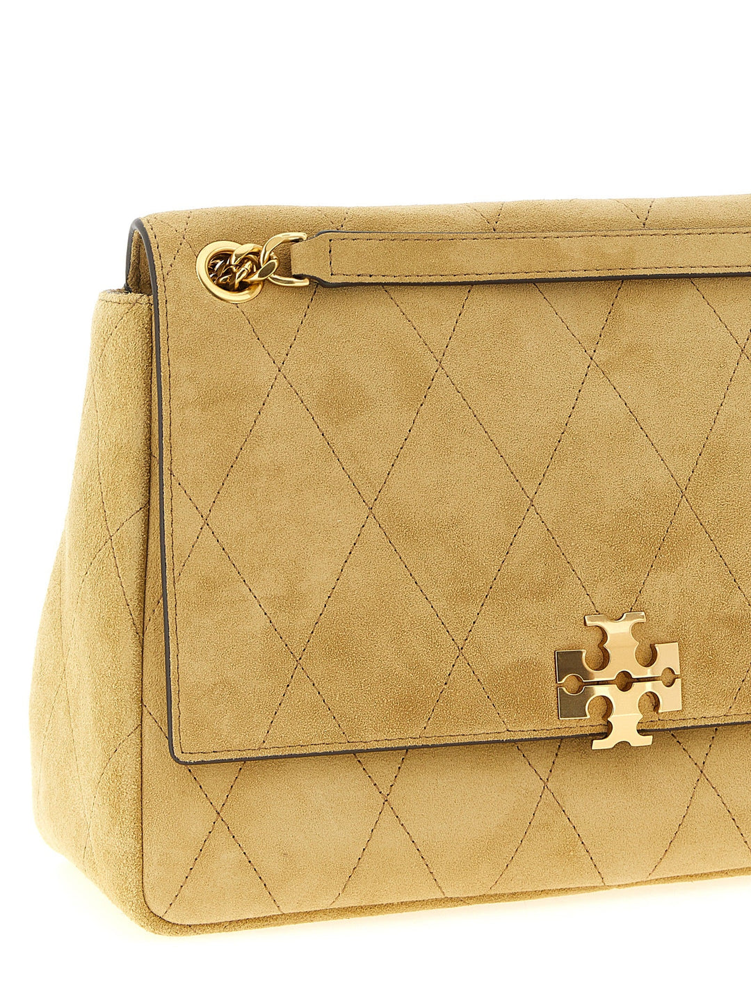 Women’s Tory Burch Beige Calfskin Shoulder Bag