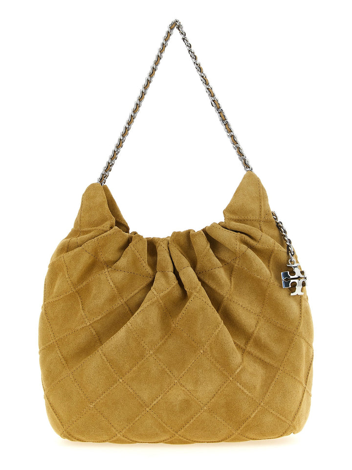 Women’s Tory Burch Beige Calfskin Shoulder Bag