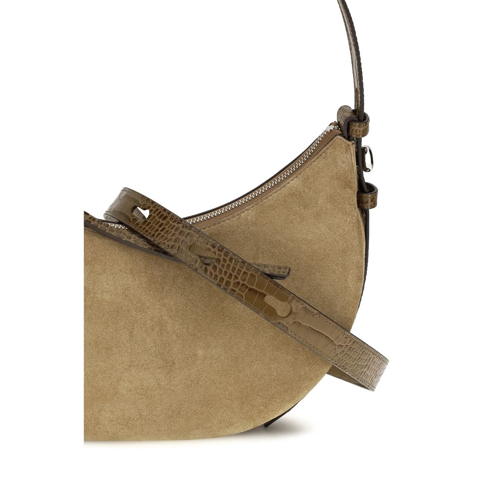 Women’s Tory Burch Beige Suede Leather Shoulder Bag