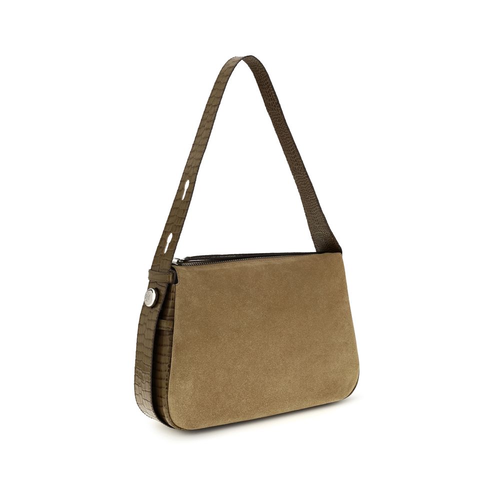 Women’s Tory Burch Beige Suede Leather Shoulder Bag