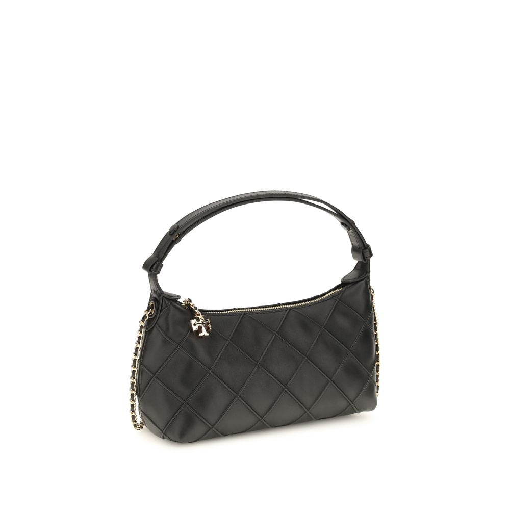 Women’s Tory Burch Black Calf Leather Bos Taurus Handbag