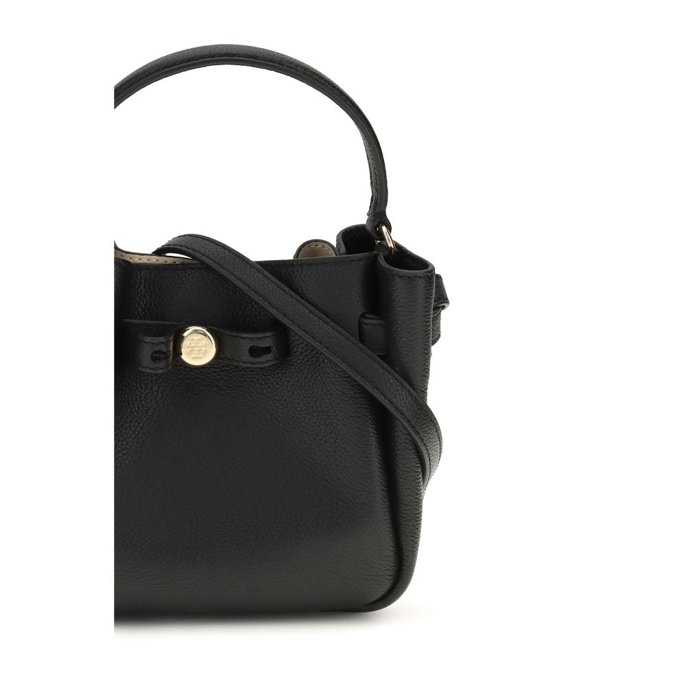 Women’s Tory Burch Black Calf Leather Bos Taurus Shoulder Bag