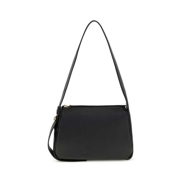 Women’s Tory Burch Black Calf Leather Bos Taurus Shoulder Bag