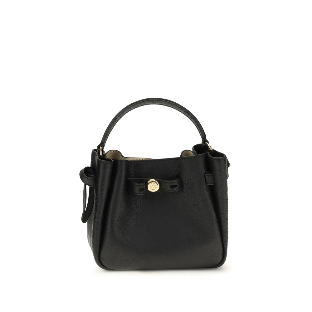 Women’s Tory Burch Black Calf Leather Bos Taurus Shoulder Bag