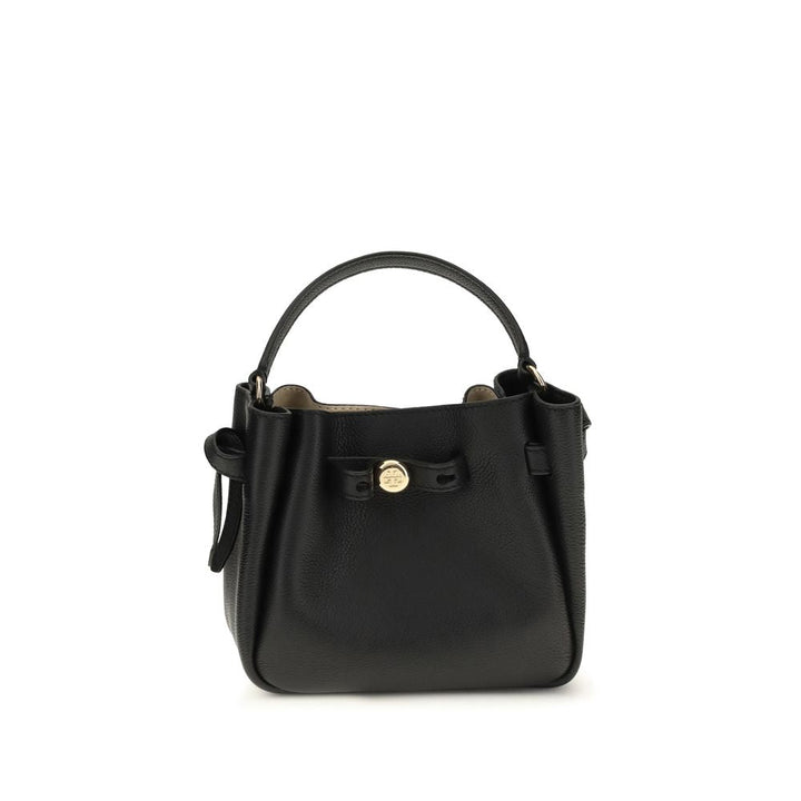 Women’s Tory Burch Black Calf Leather Bos Taurus Shoulder Bag