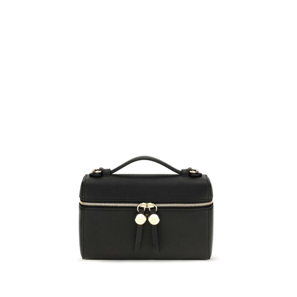 Women’s Tory Burch Black Calf Leather Bos Taurus Shoulder Bag