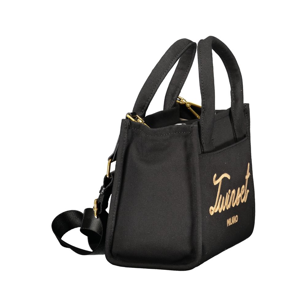Women’s Twinset Black Cotton Women Handbag