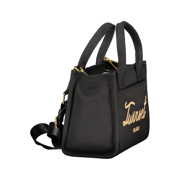 Women’s Twinset Black Cotton Women Handbag