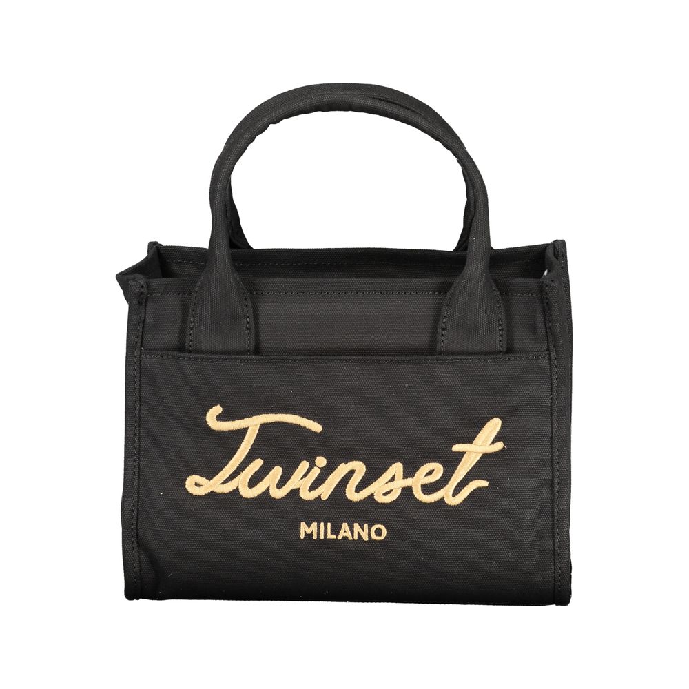 Women’s Twinset Black Cotton Women Handbag
