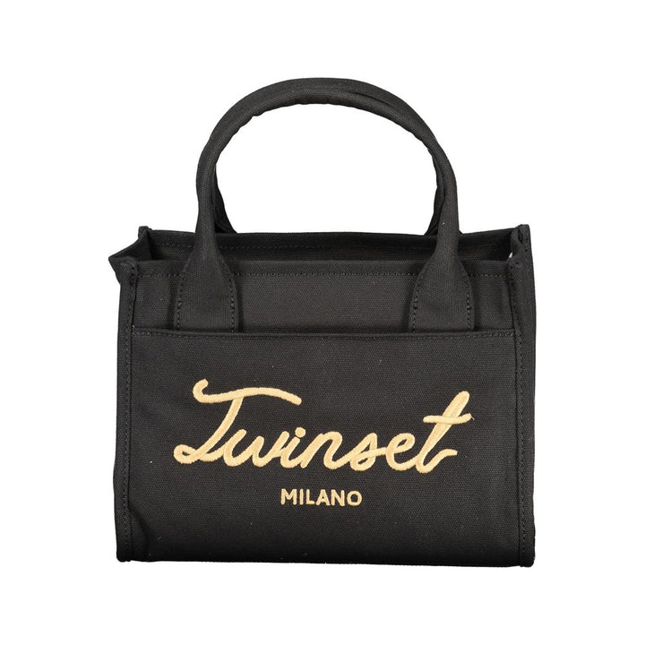 Women’s Twinset Black Cotton Women Handbag