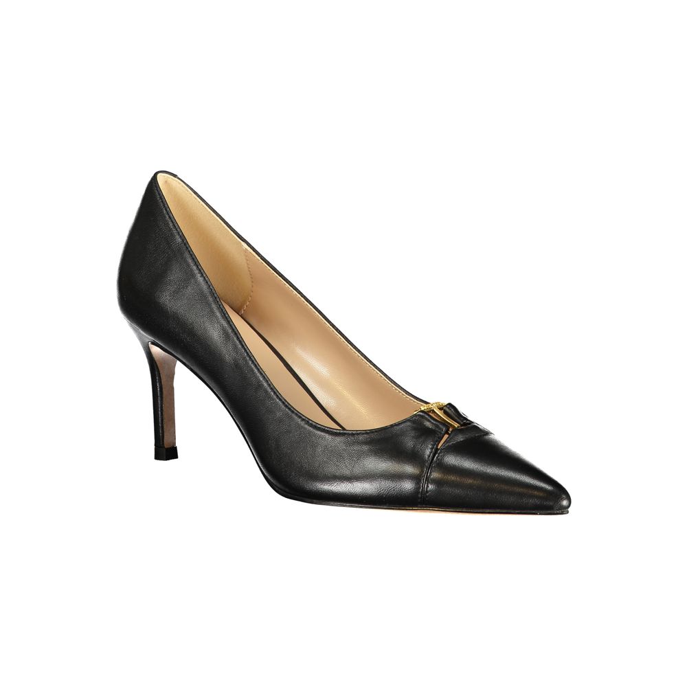 Women’s Twinset Black Leather Women Classic Shoe