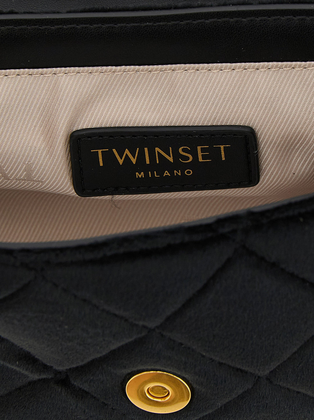 Women’s Twinset Black Polyester Crossbody Bag