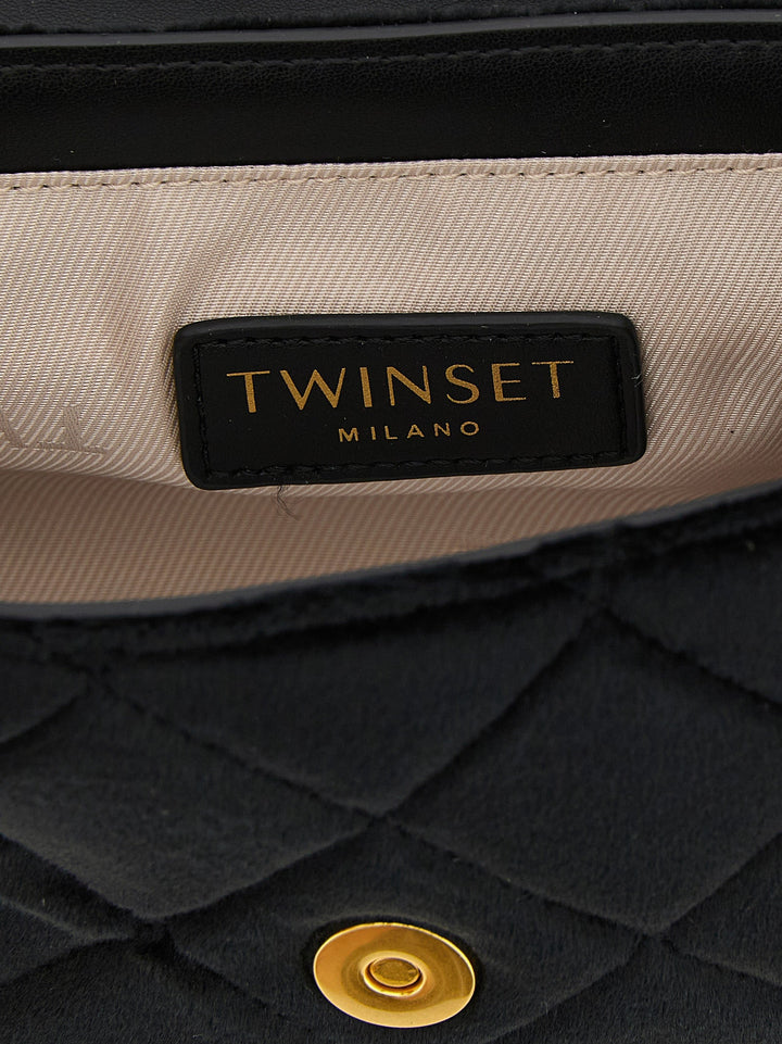 Women’s Twinset Black Polyester Crossbody Bag
