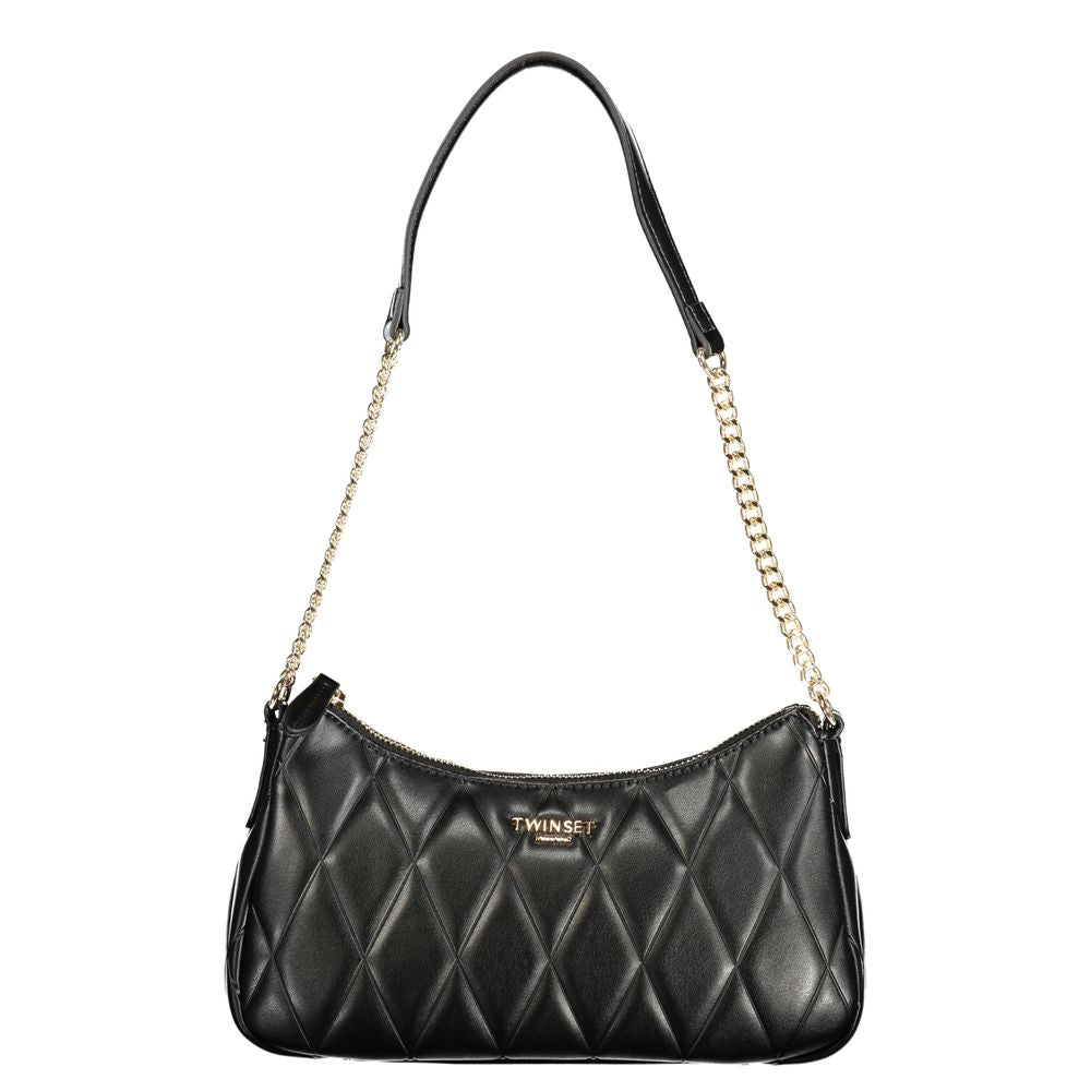 Women’s Twinset Black Polyurethane Women Shoulder Bag